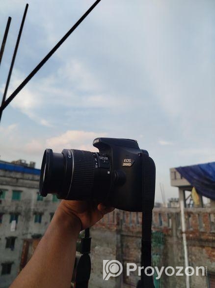 Canon EOS 2000D 24.1MP Full HD WI-FI DSLR Camera w