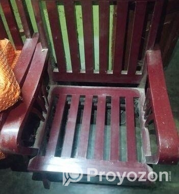 লোহা কাঠের চারটি সোফা সেট প্লাস গদি (২+১+১=৪টি)