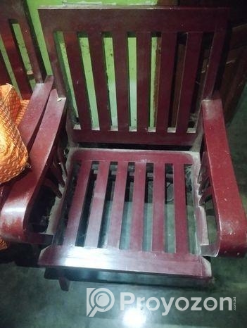 লোহা কাঠের চারটি সোফা সেট প্লাস গদি (২+১+১=৪টি)