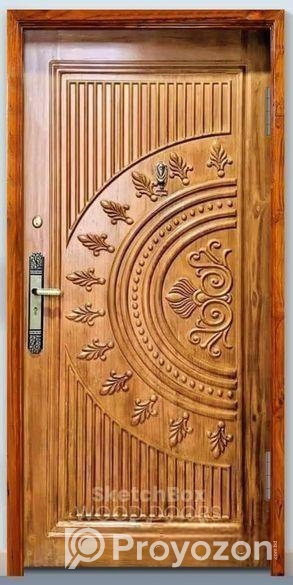 মানে ভালো দামে কম মেহগনি কাঠের দরজা