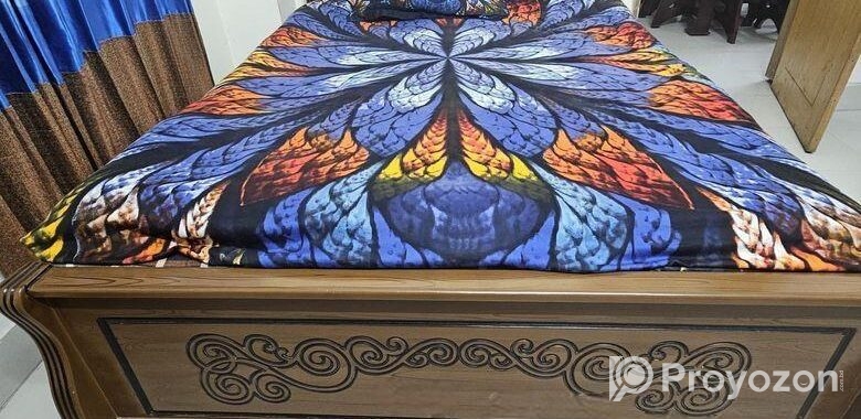Oak Wood Bed
