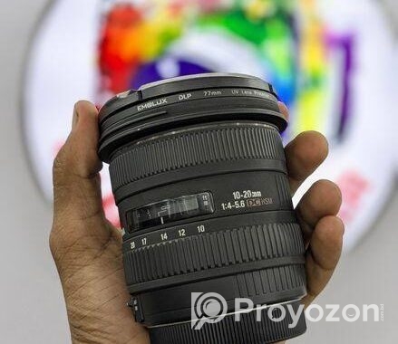 Canon mount 10-20mm lens used