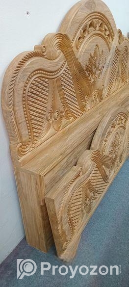 সেগুন কাঠের খাট..