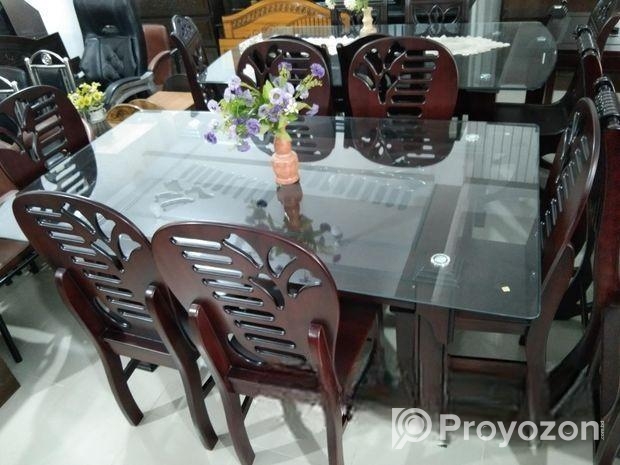 6 চেয়ার ডাইনিং টেবিল