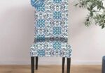 Distinctive China Print Chair Cover