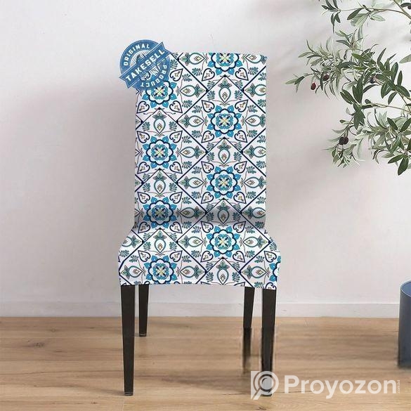 Distinctive China Print Chair Cover