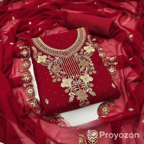 Georgette Embroidery Four Piece