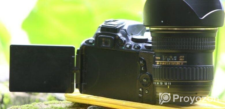 NIKON 5500 with 50mm + 11-16 tokina new lens