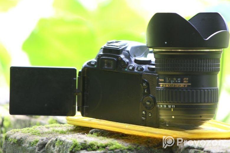 NIKON 5500 with 50mm + 11-16 tokina new lens