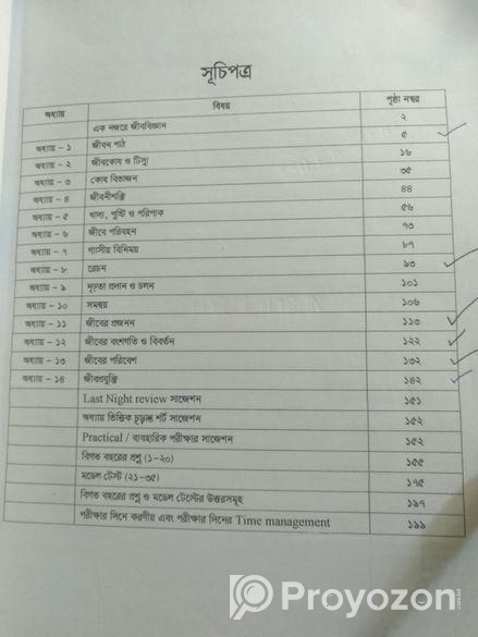 পূর্ণাঙ্গ প্রস্তুতির জন্য Biology Final Touch