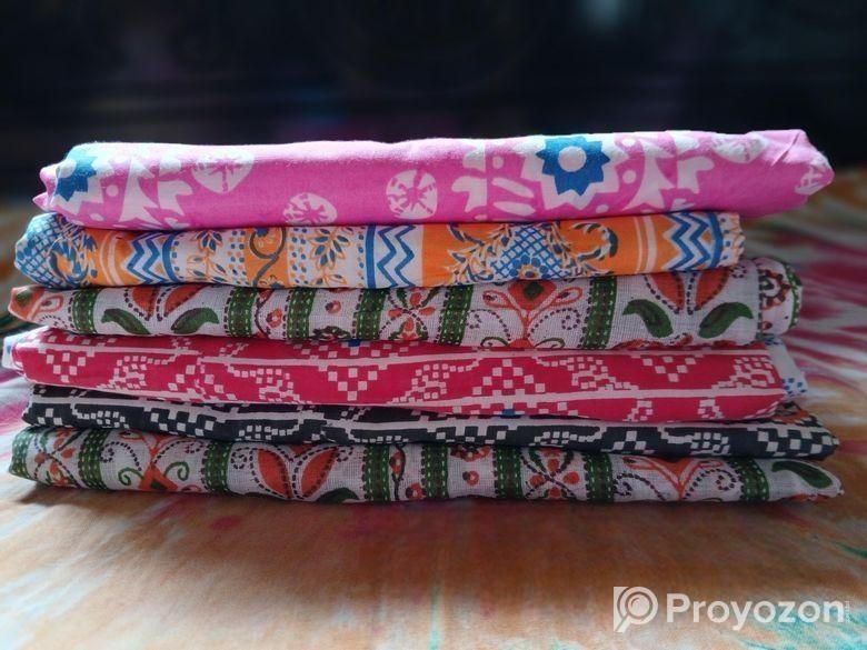 সুতির থ্রি পিস