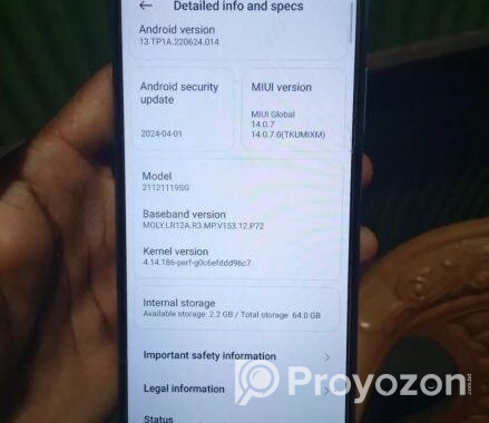 Xiaomi Redmi 10 full fres (Used)