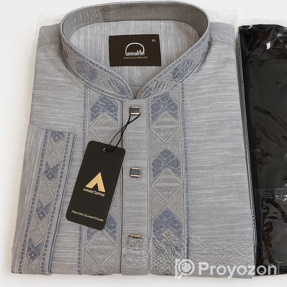 আকর্ষণীয় ফেব্রিক্স স্নেফ বাটনের পান্জাবী।