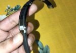 Rubber Bracelet with Stainless Steel Engraving Pla