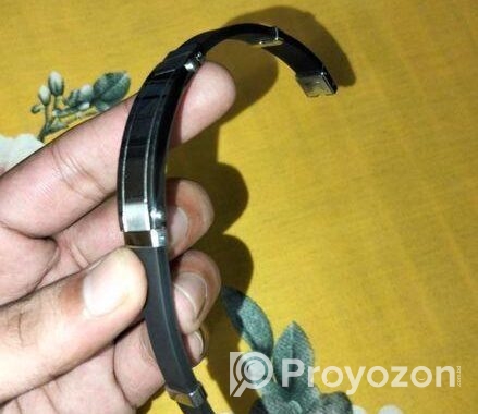 Rubber Bracelet with Stainless Steel Engraving Pla
