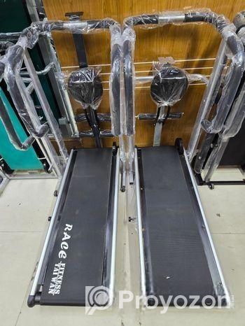 Foldable manual treadmill 3 in 1