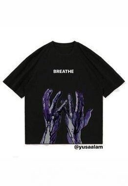 Drop Shoulder Printed