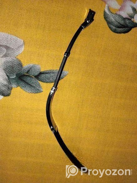 Rubber Bracelet with Stainless Steel Engraving Pla