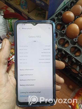 Samsung Galaxy M02 . (Used)