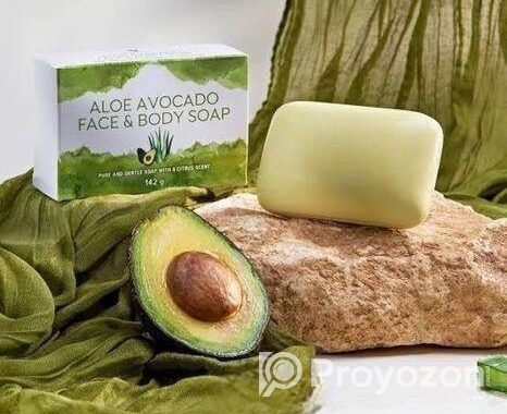 Original Avocado Aloe Body & Face Soap, 142g