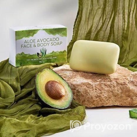 Original Avocado Aloe Body & Face Soap, 142g