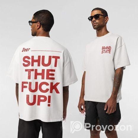 Drop Shoulder Printed