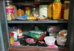 Steel kitchen cabinet