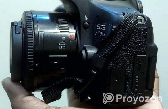 Canon-750D with Prime Lens
