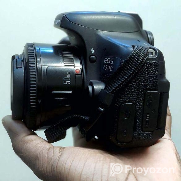 Canon-750D with Prime Lens