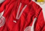 Ethnic Embroidered Cotton Kurta Set 2 Pics (dual C