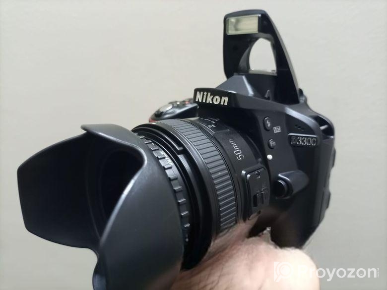 Nkkon D3300 এবং 50mm লেন্স সহ ক্যামেরা দিচ্ছি সূলভ
