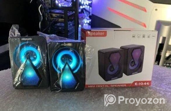 2.0 RGB Gaming E-1046 Speaker