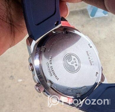 SEIKO Chrono Watch Beautiful Blue  White  Dial