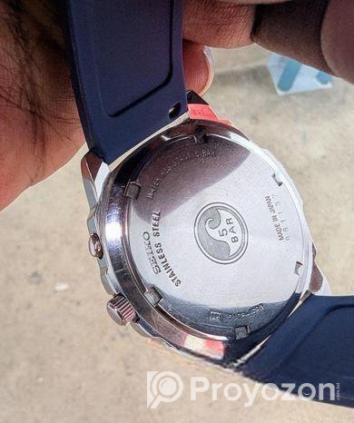 SEIKO Chrono Watch Beautiful Blue  White  Dial