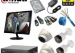 CCTV Package Dahua 4-CH 4-Pcs Camera with 17″ Mon