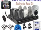 CCTV Package Dahua 4-CH 4-Pcs Camera with 17″ Mon
