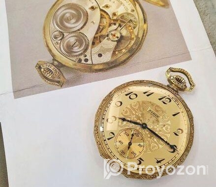 1923 Most Rare Gold ELGIN Pocket watch 100 Years O