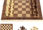 Wooden Chess Board Large – 3 in 1