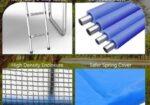 6 FT Outdoor Trampoline with Safety Enclosure Net