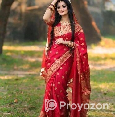 japani Silk Skin Print Sharee with Blouse Piece