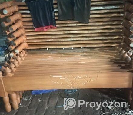 কিং সাইজ খাট ৫/৬ ফুট সিরিস কাঠ