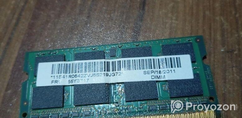 Laptop Samsung 4GB Ddr3 Ram.