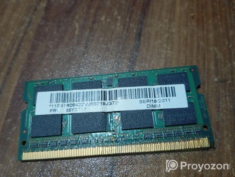 Laptop Samsung 4GB Ddr3 Ram.