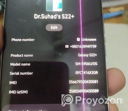 Samsung Galaxy S22 Plus . (Used)