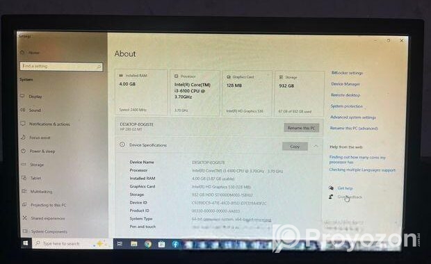 Hp Desktop core i3