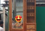বার্মাটিক সেগুন কাঠের ড্রেসিং টেবিল