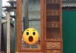 বার্মাটিক সেগুন কাঠের ড্রেসিং টেবিল