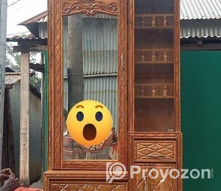 বার্মাটিক সেগুন কাঠের ড্রেসিং টেবিল
