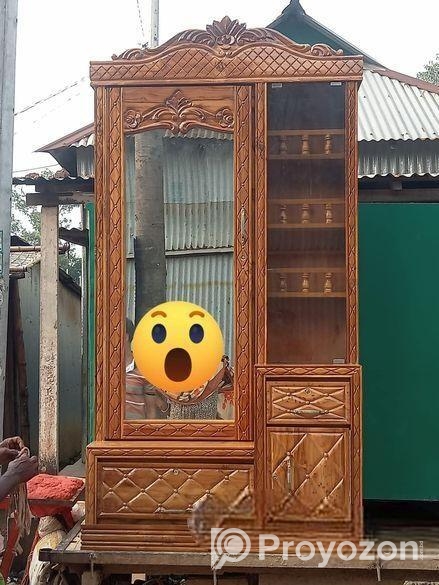 বার্মাটিক সেগুন কাঠের ড্রেসিং টেবিল