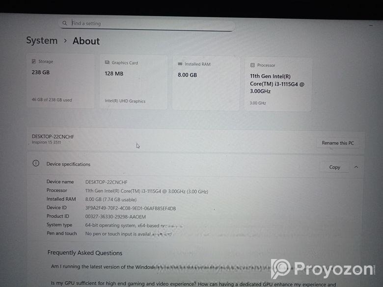 ল্যাপটপটি বিক্রি করব।